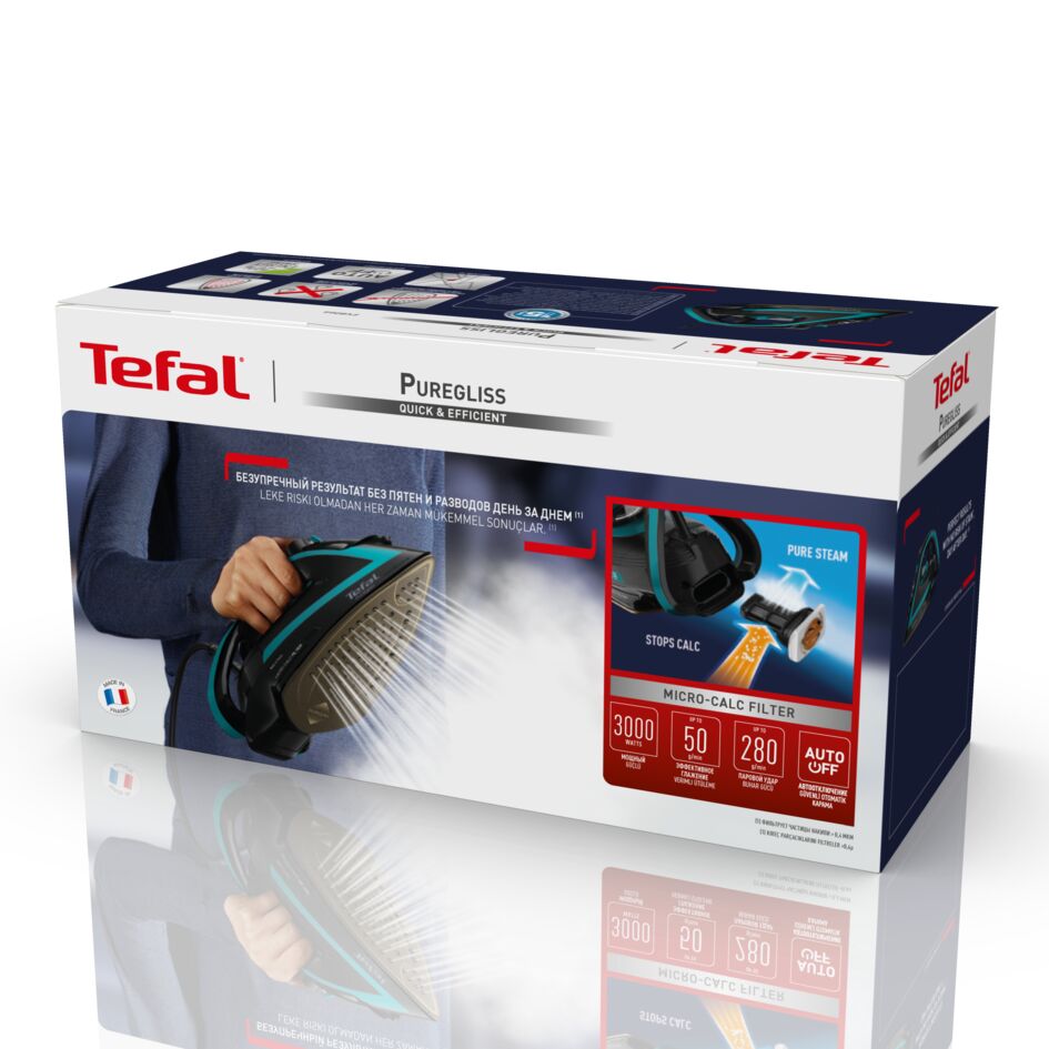 Утюг Tefal Puregliss FV8066E0 цена 69990 00 в интернет магазине