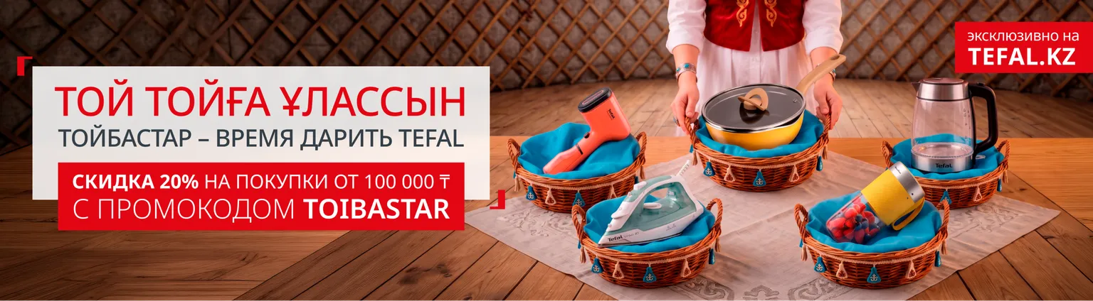 Тойбастар — время дарить Tefal