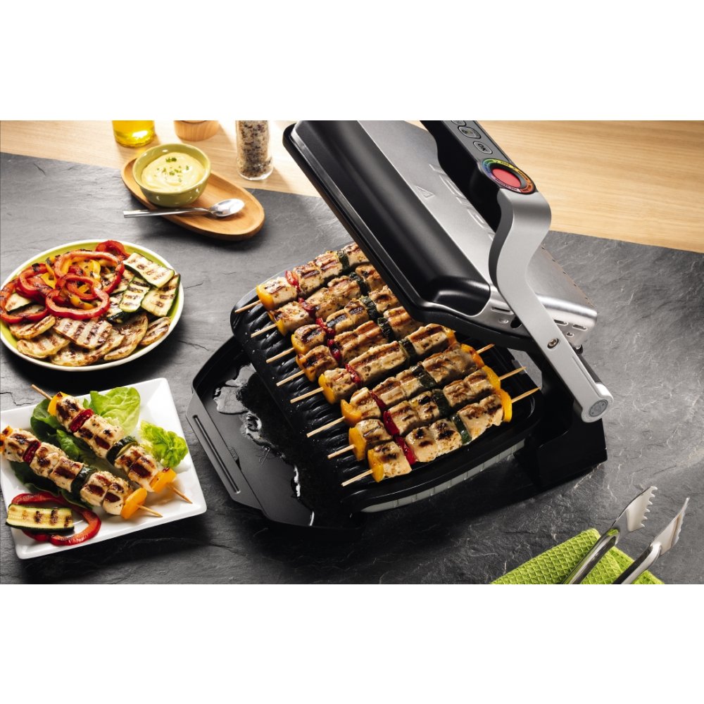 Умный электрогриль Tefal Optigrill+ GC712D34, цена 104990.00 ₸ в  интернет-магазине Tefal. Характеристики, фотографии, описание