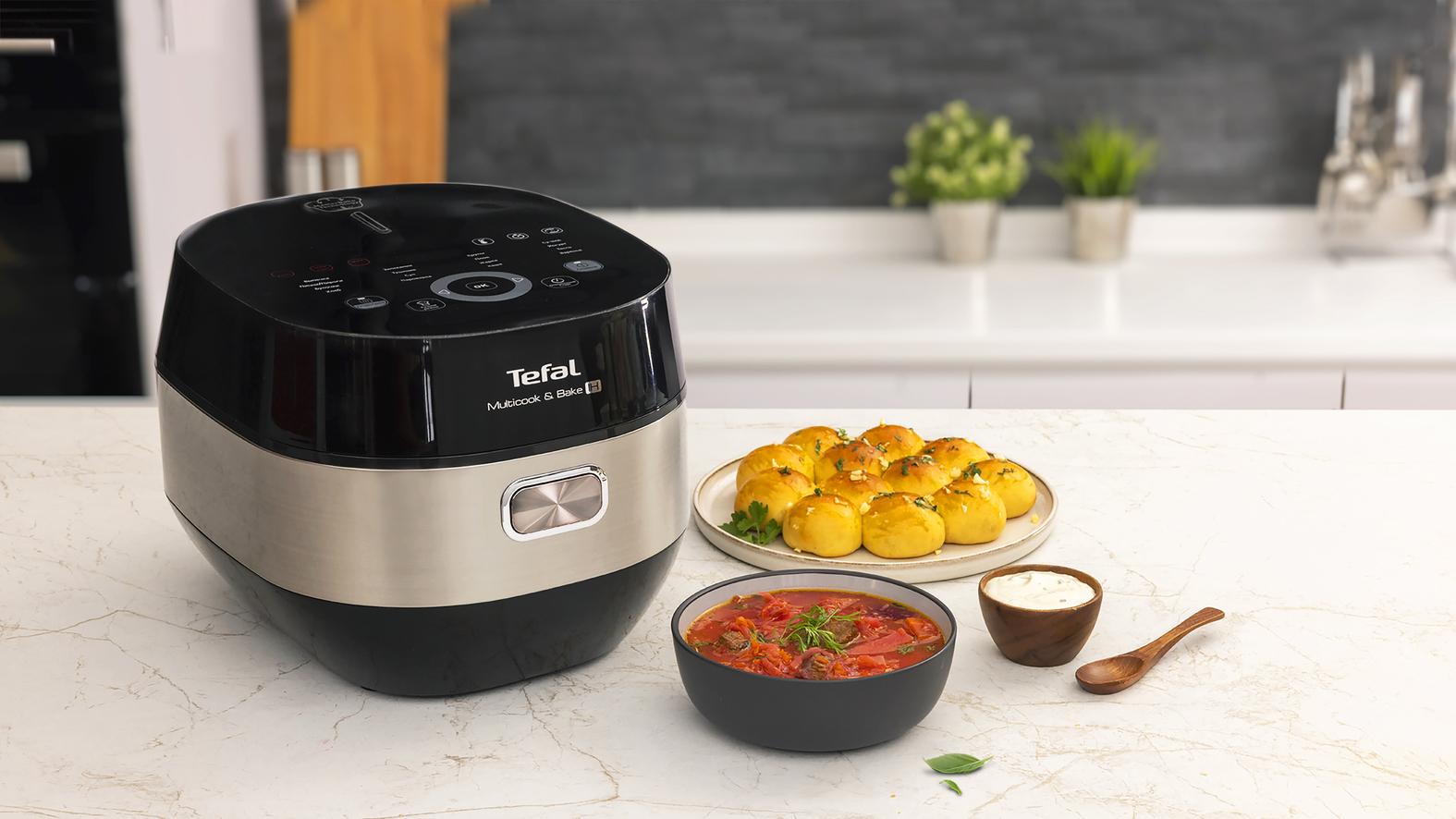 Мультиварка Tefal Multicook&Bake RK908A32, цена 179990.00 ₸ в  интернет-магазине Tefal. Характеристики, фотографии, описание