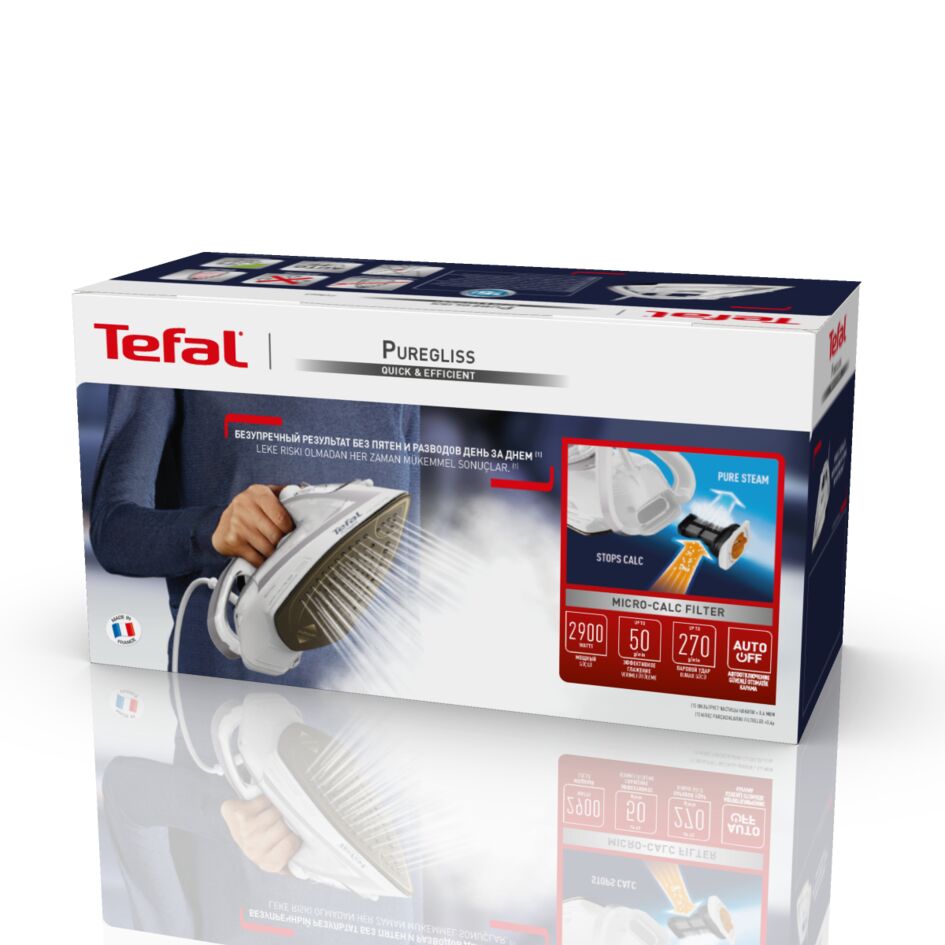 Утюг Tefal Puregliss FV8043E0, цена 66990.00 ₸ в интернет-магазине ...