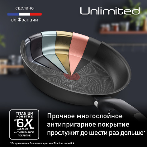 Сковорода Tefal Unlimited 24 см G2550472 фото 5